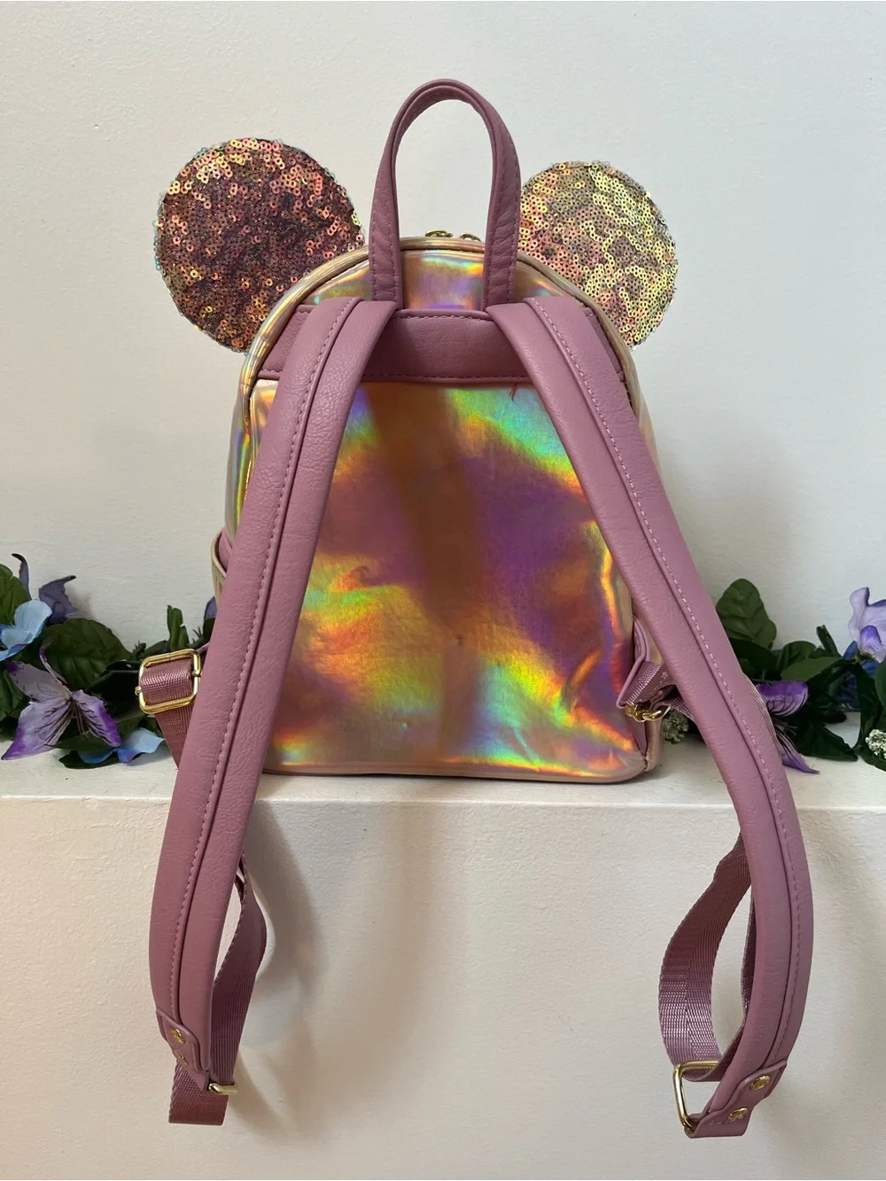 Loungefly Iridescent Sequin Mini Backpack